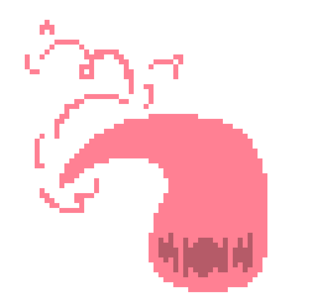 [8048ed] despite having a somewhat pronounced smile on its face, it's not happy to see you.