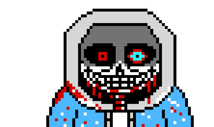 [4fbda4] somehow breaks free) i feel no pain( shelids them self with gaster blaster for safety)-dust sans