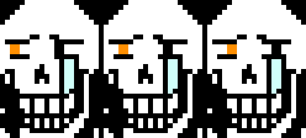 [95be89] [-Expression changes from left to right as I talk-] Even though I put Disbelief Papyrus, in a wheelchair for basically the second time... | [-Expression 2-] I now can do a little more... | [-Expression 3-] And it`s a evil one... And only when I have finished it, will anyone know what I mean...