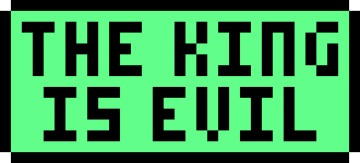 [9664c4] the king is evil