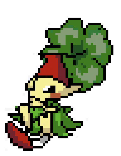 [fcf1af] I imported a drawing and polished it into pixel art