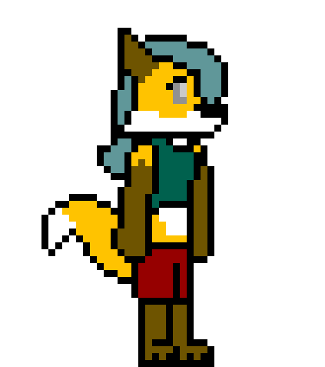 [c94deb] Alright, I created Foxlynn in Winter's Quest. Basically, what she will look like throughout the game. She wears the robe when she is in her home... And her wearing a robe throughout the game is a costume unlockable