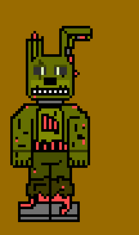[b9de0d] they made me trapped in this suit. - springtrap the zombie