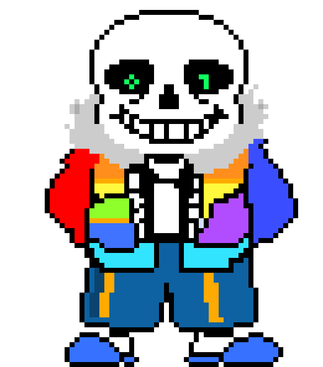 [af4498] godtale Sans 0 and 1 eyes