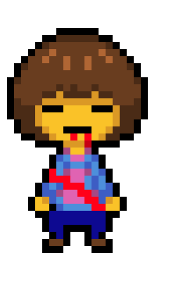 [a49514] *looks at alternate reality frisk* -Frisk