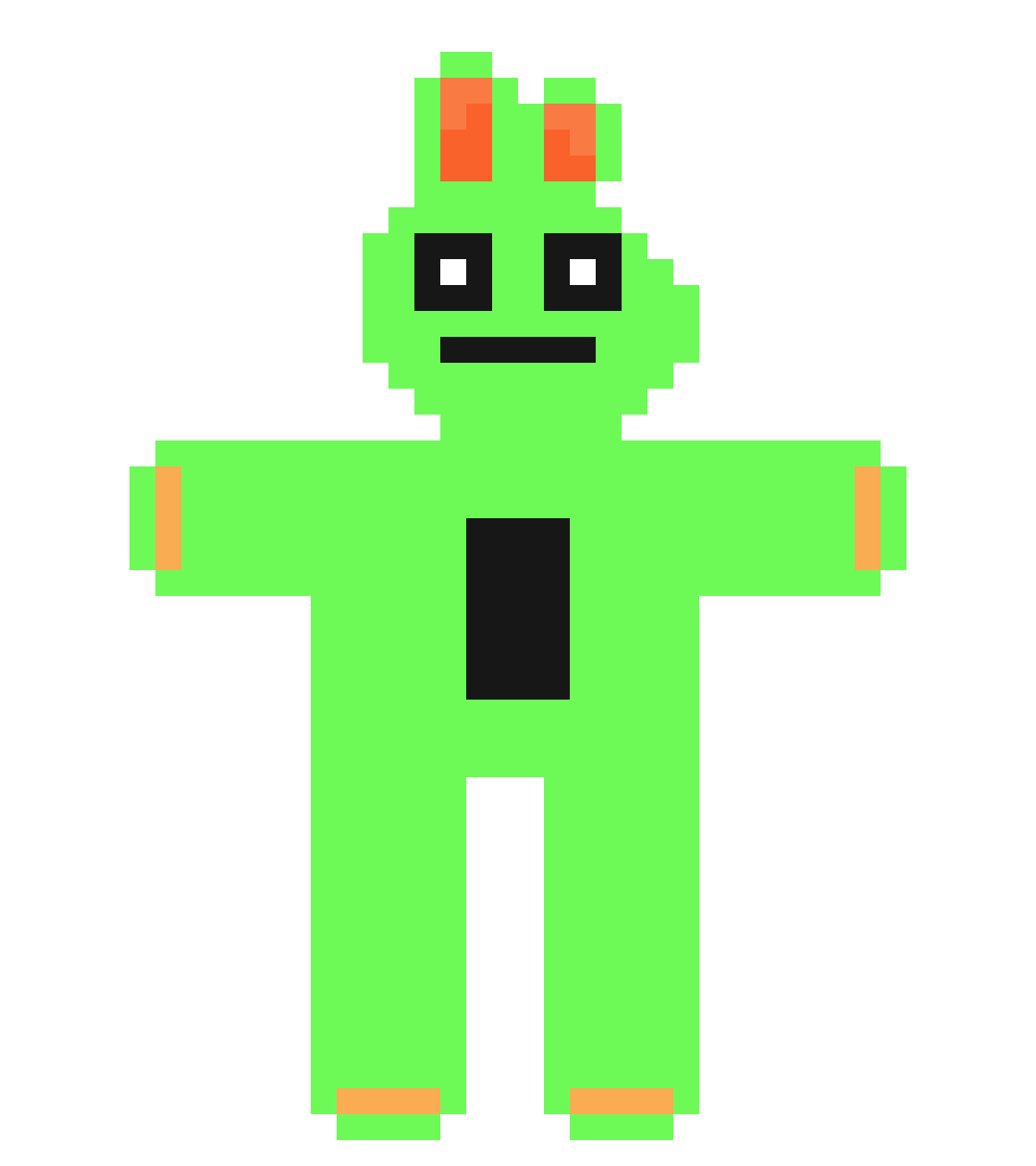 [9664c4] green bunny thing