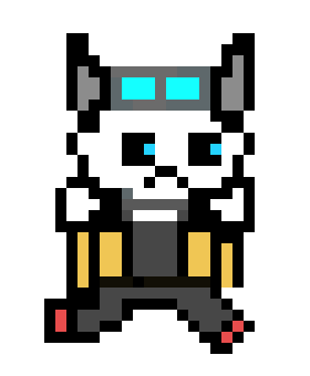 [4463fb] Furryronpa pixel sprite base2