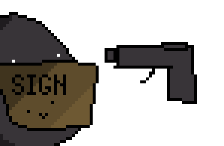 [95be89] -Shoots Anau with blue paint then actually shoots them with bullets-