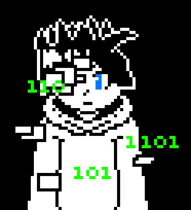 [5b2f3e] -appears next to gunther- . . . . . ......... i just scanned him......... he's e v i l  