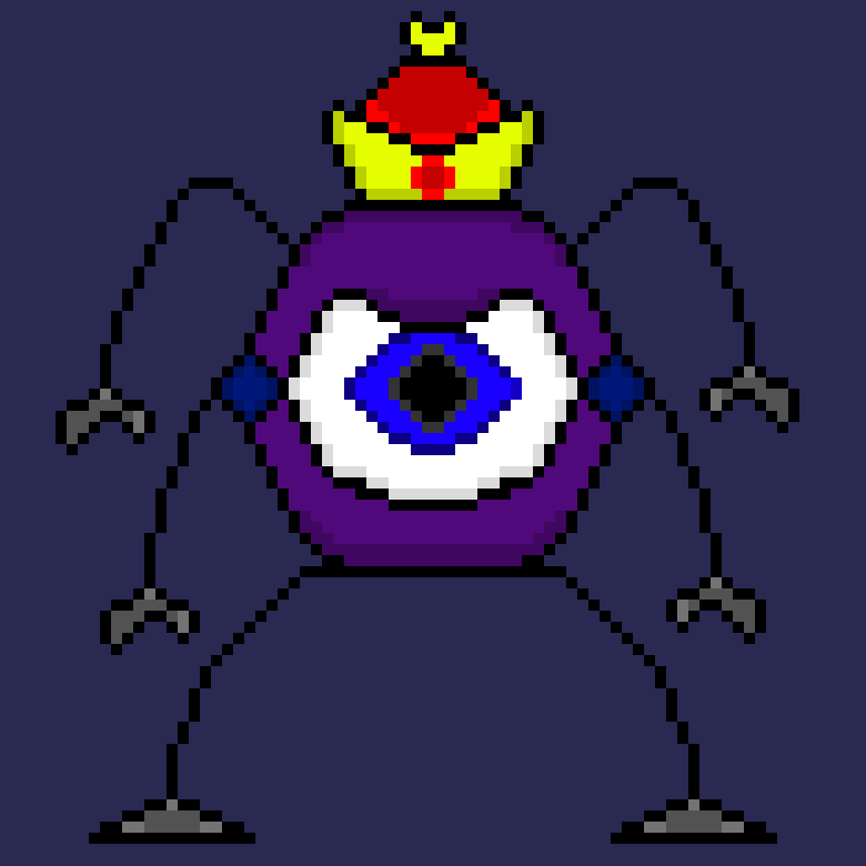 [9664c4] under the world: king EYE SORE battle sprite