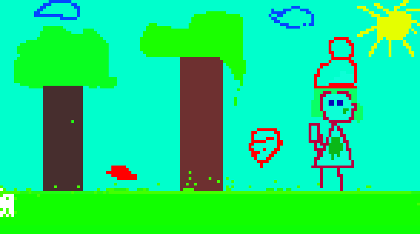 [b21154] Hot but a bit chilly summer day