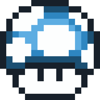 [67249c] Blue Mushroom