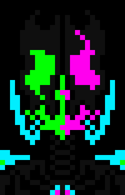 [d0ac6b] -instead of blasting he rushes Finx and grabs their chest, about ready to blast as a text appears in front of them- *ready to die imperfection?