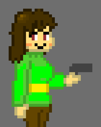 [6d74d1] (Takes out a toy gun and points it at Sal) I will shoot this