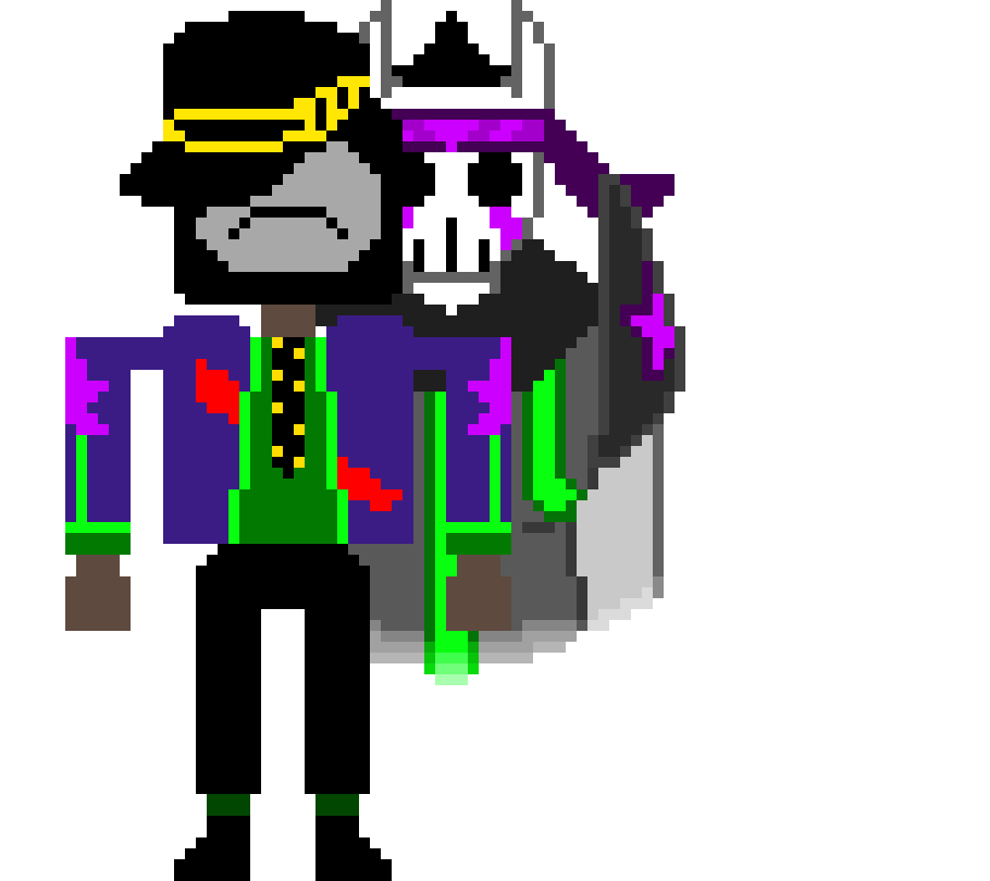 [2fcb16] Yoshikage!ODST: *Rushes toward the skeleton while throwing the axe and stabs the skeleton in the head with the sword and in the chest with the katana*