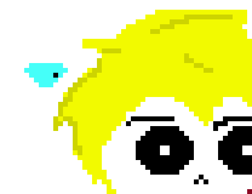 [7ce906] A blonde prince of hell, getting offended by the words banana brain, "Prince of hell"  -HorrorTale Sans