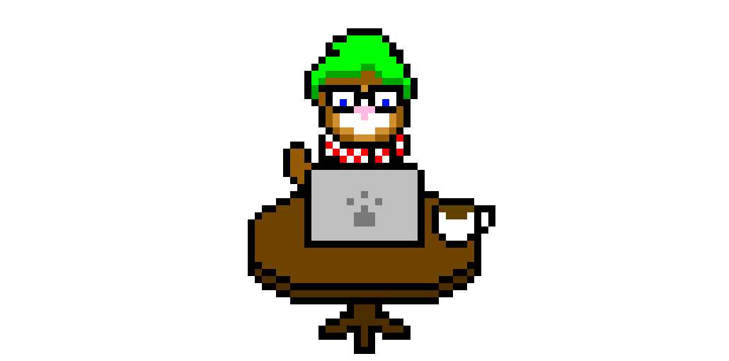 [9664c4] Hipstercat Background
