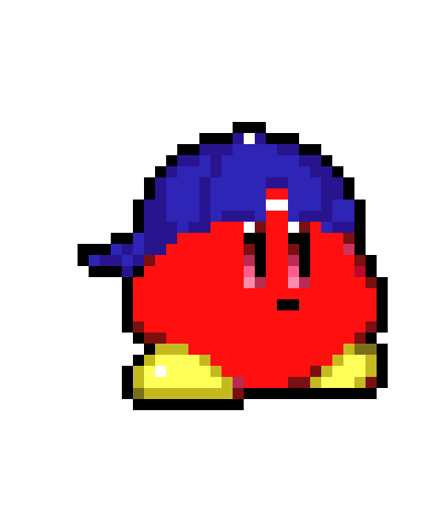 [9664c4] Flame the hedgehog in kriby world