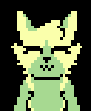 [d0ac6b] "yay!" -they jump up onto their paws and walks over Pump... they are a giant compared to Pump...-