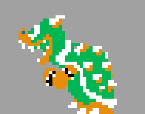 [9fa88c] Umm... anybody wanna get a picture? *Blocks all deadly lasers with goombas, then throws a koopa shell at robocat* -  Bowser 