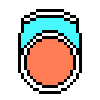 [5b2f3e] Now, although the le thingy was a kinda of scrapped.... I should probably remake the "OFFLINE" Dorri.   (Think of it like a horror Dorri)