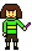 [9664c4] Chara Glitchtale Sprite Purple Determination