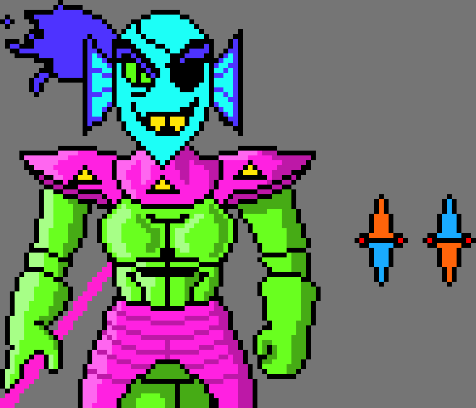 [1014d6] Sharpedtale Undyne (Colored)