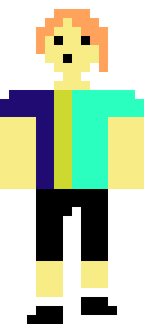 [9664c4] Maze game character left walk