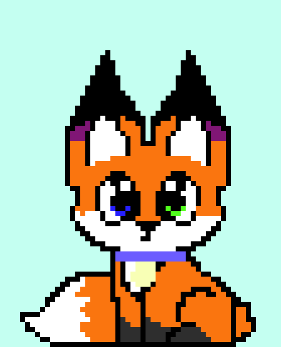 [2aa6a4] ... *Squeak* {Come with me!} *He notices the collar on her* -Foxlya/Foxy