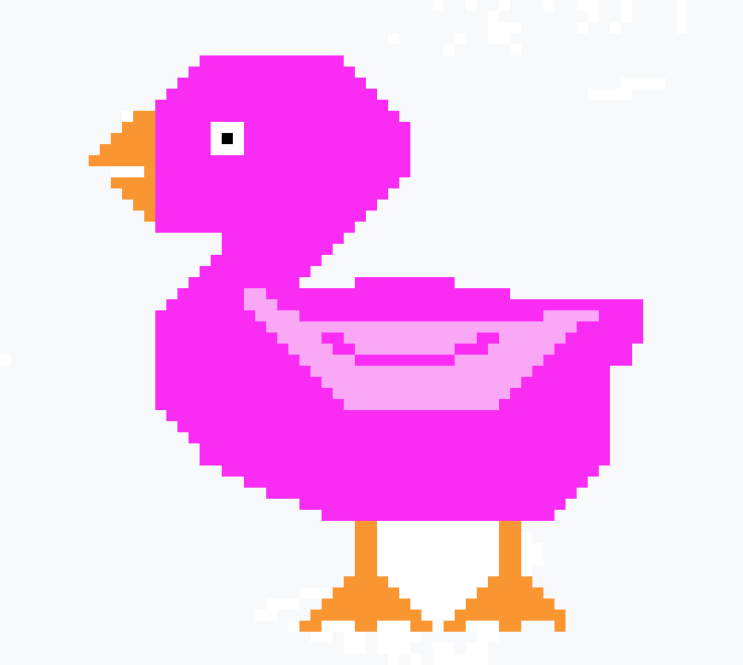 [9664c4] pink ducky