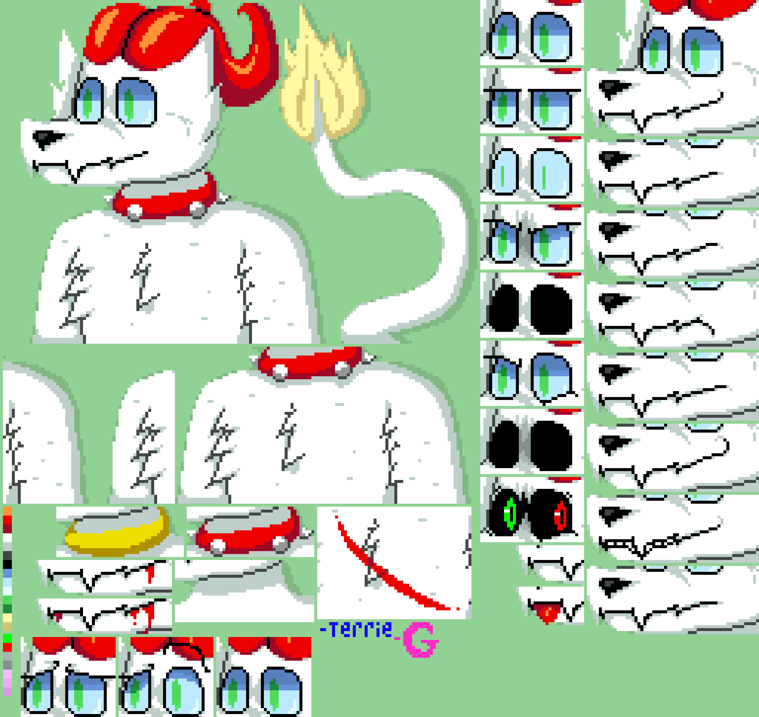 [583245] Well... Goopi... Of all people, it's Goopi, who's making the WHOLE damn thing... The animations etc... As for a more proper mod?... I dunno... But same person who made the original sprite that I reworked into this..... Same person who made me OC into who he is known as today.....