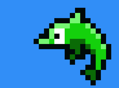 [0b1911] dolphin pixel