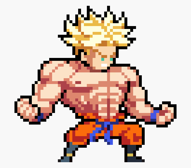 [3d2405] ssj2 max krillin (saiyan)