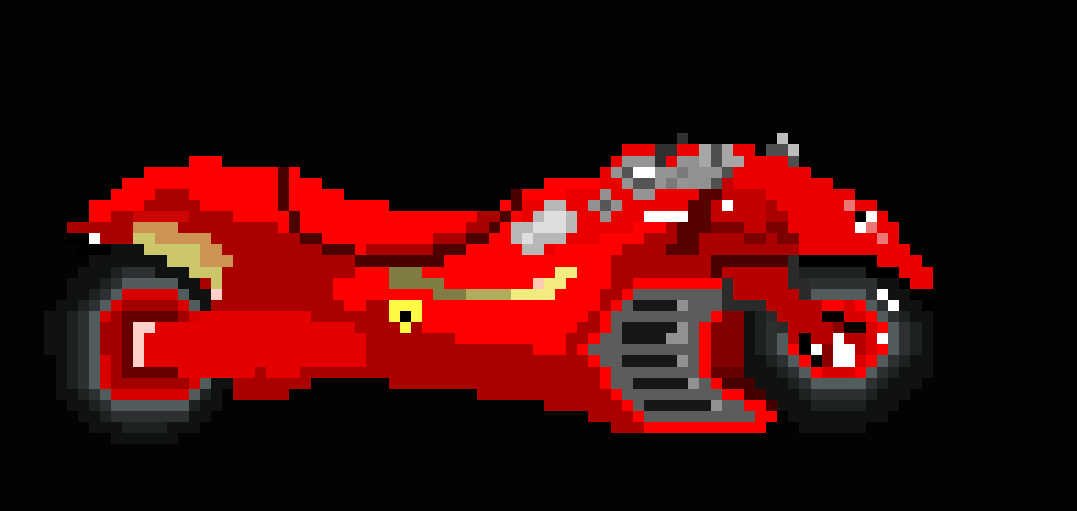 [9664c4] Motorbike Practice Art #1