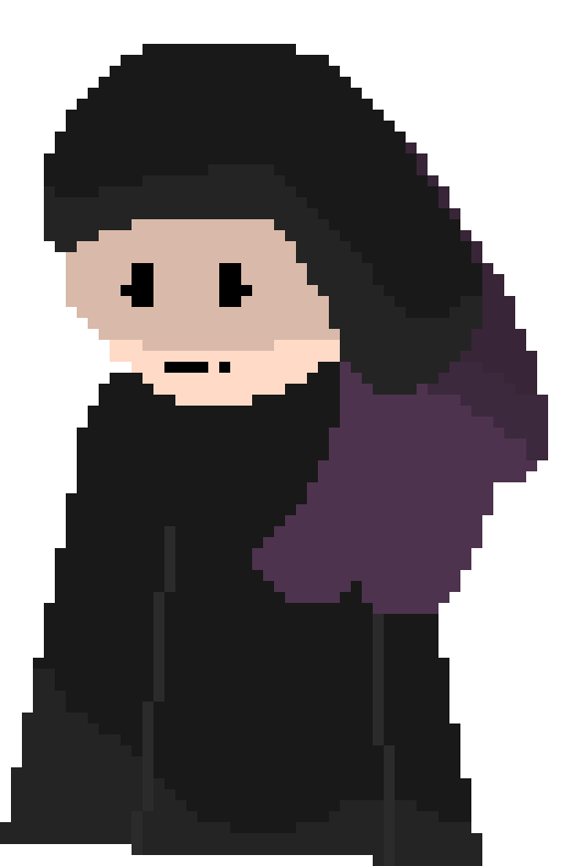 [a2471d] *she tucks the pendant under her hoodie then gets up, reaching for her back*