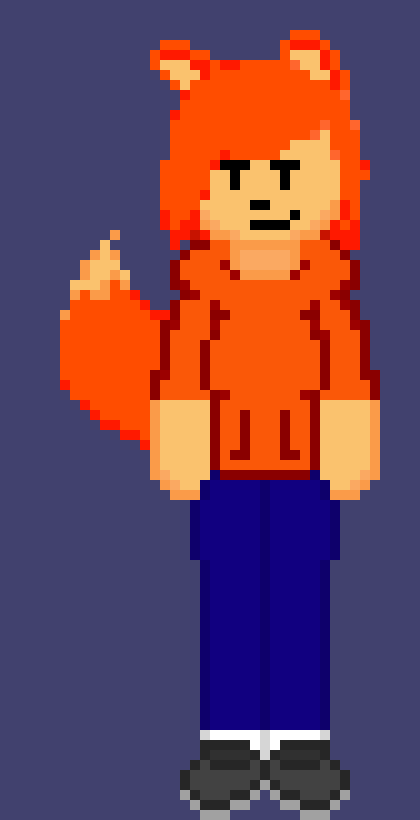 [4f5483] *Lands feet first* So wadda doing? -Foxlya