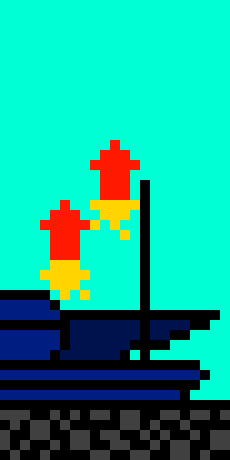 [0b51d0] -A latch on the back of the tank opens, shooting missles-[Smol Kerumi]