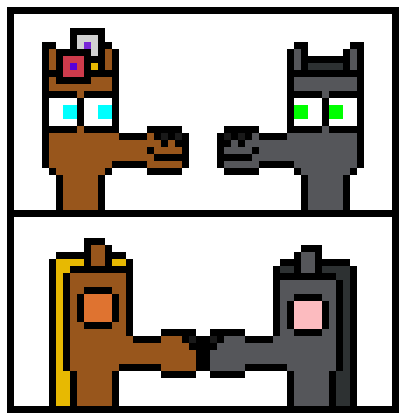 [32a849] horse kissing