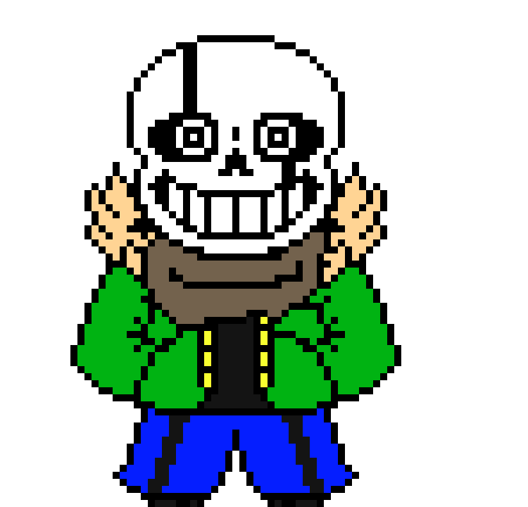 [be2951] creator sans-wait a minute I have healing items, I forgot*eats healing item and starts to stand* all better