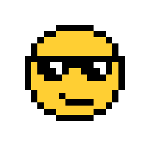 [9664c4] smiley face with sunglasses