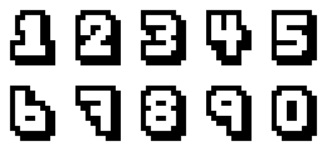 [0bcdcf] Numbers pixel!!!