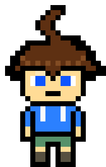 [9664c4] Danganronpa Giyo/Jay Pixel Sprite