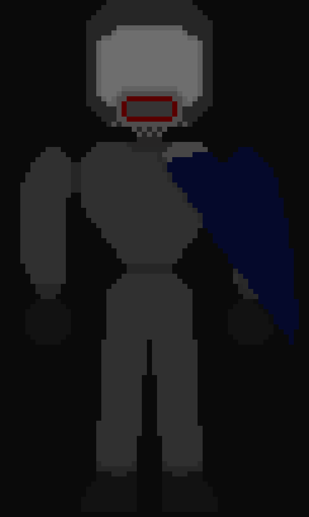 [25d002] What the...? *He Puts his blade down, And walks to the rubble, Lifting it up*