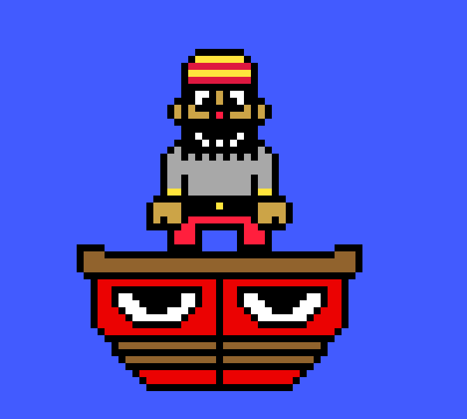 [9664c4] Captain BrineyBeard and Skiff