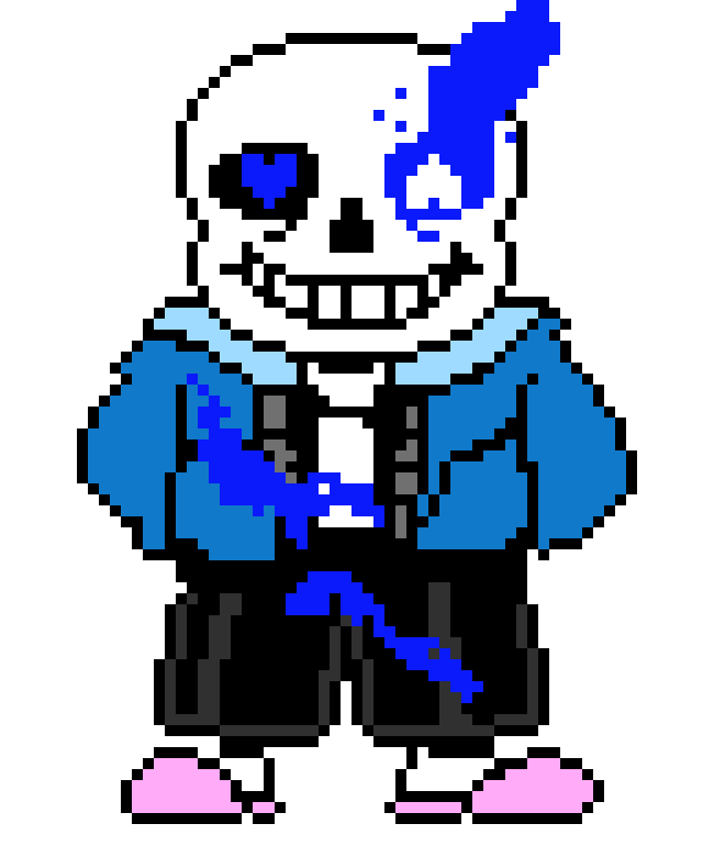 [45c24f] blue sans