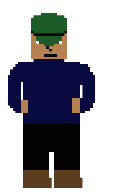 [4d9854] parsons pixel art