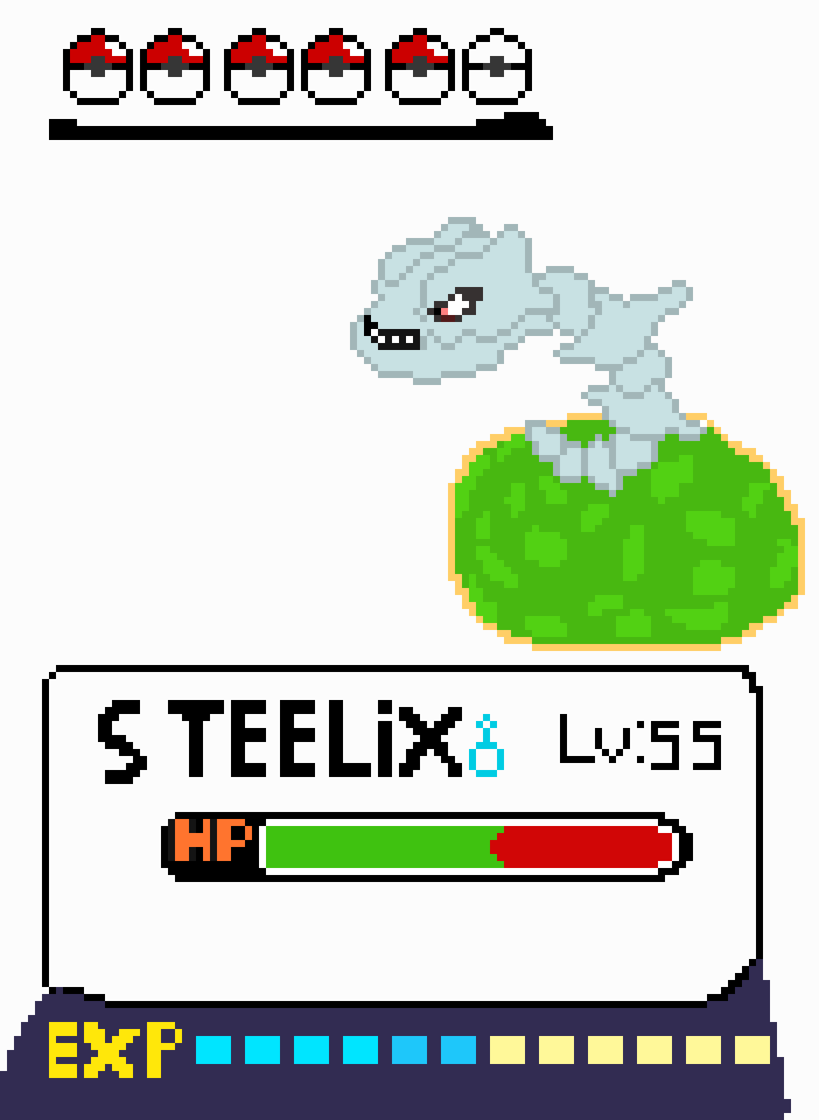 [3fcaee]  PKMN trainer tom steelix use iron tail -Tom