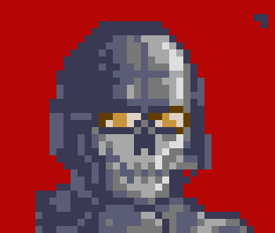 [c4081a] skeleton mask military man