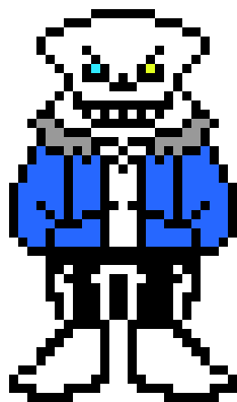 [72c467] *spam baster and bone and blue attack *-Sans