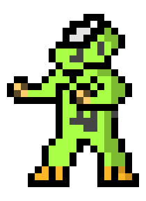 [16264a] 8bit fighter motorcyclist